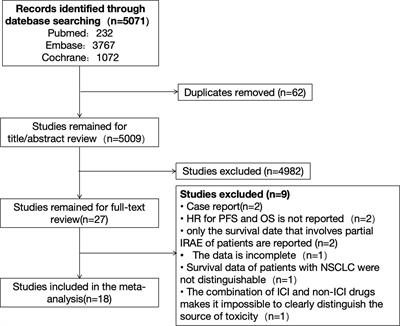 Association between immune-related adverse events and prognosis in patients with advanced non-small cell lung cancer: a systematic review and meta-analysis